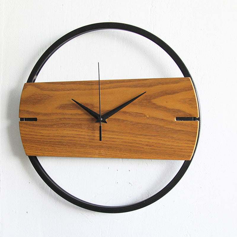 Fashionable Simple Silent Wood Wall Clocks
