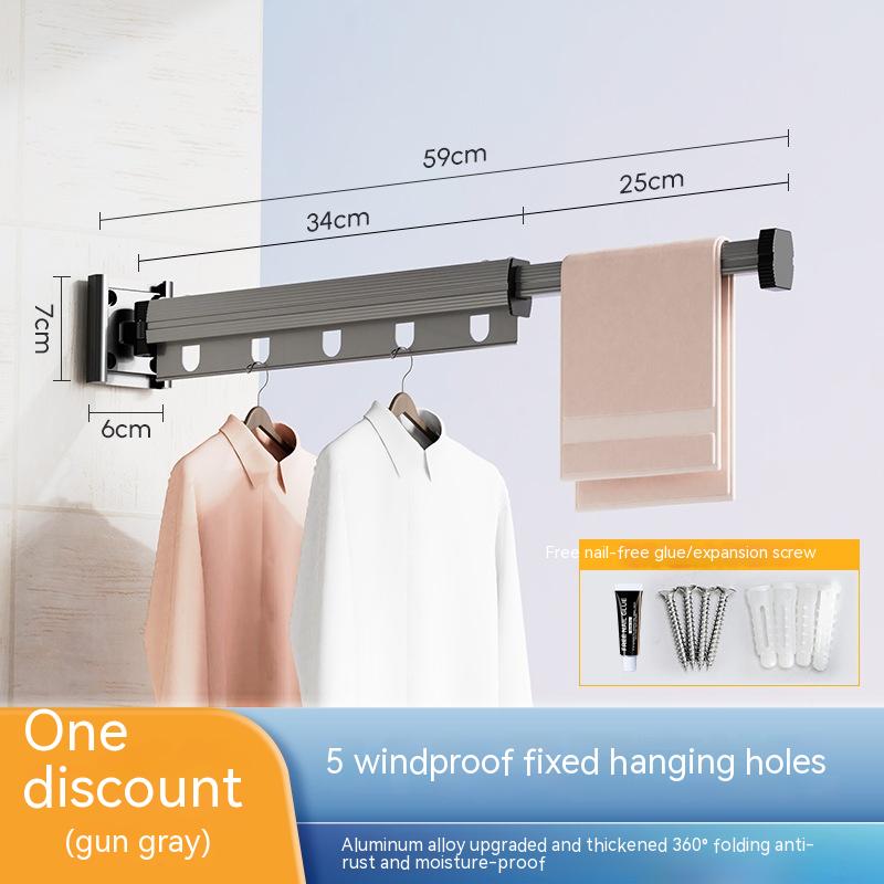Suction Cup Folding Clothes Hanger