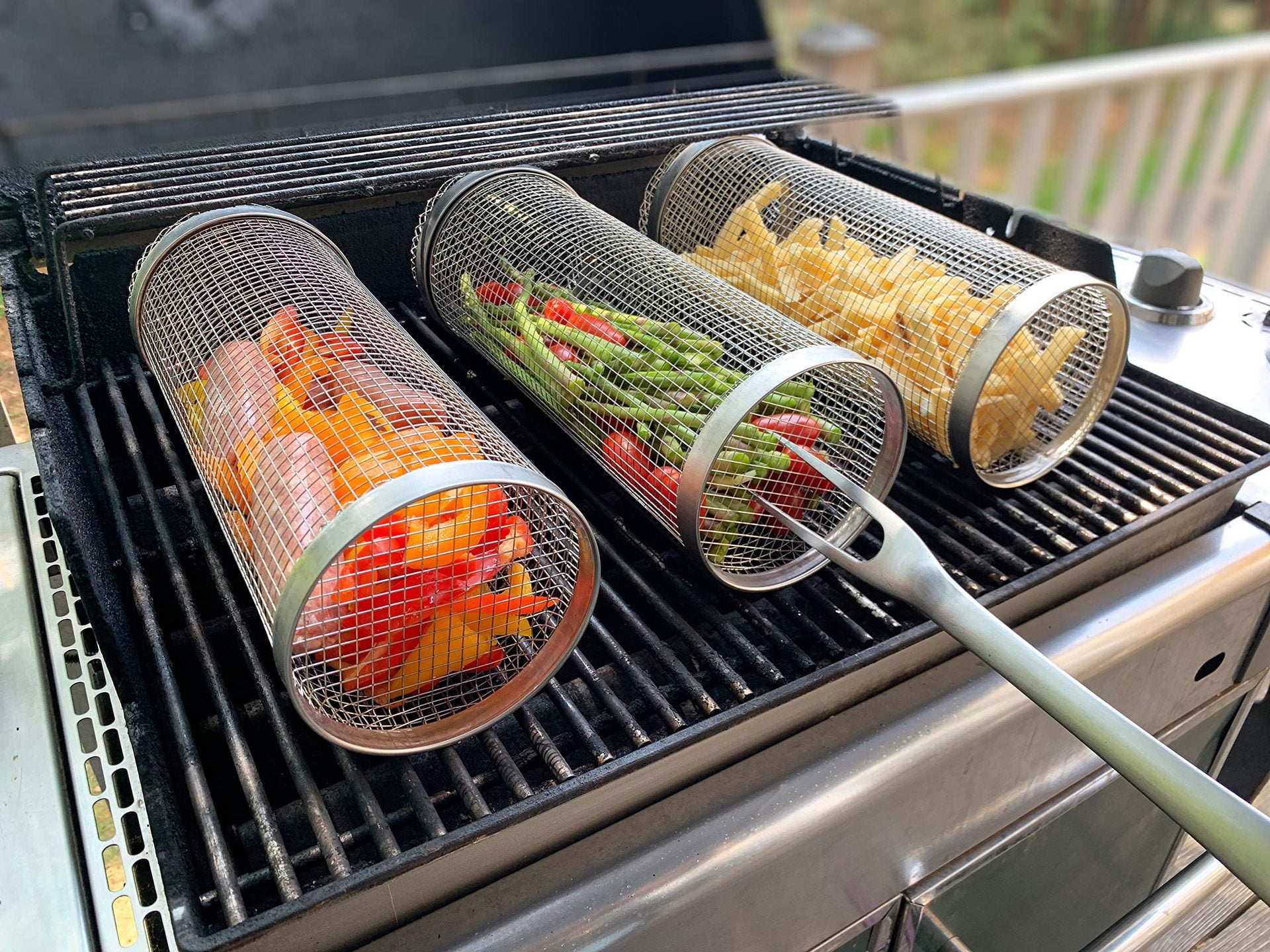 Stainless Steel  Barbecue Baskets