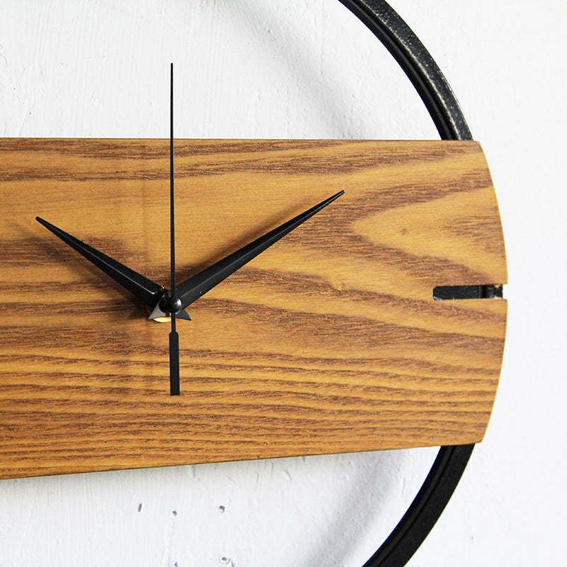 Fashionable Simple Silent Wood Wall Clocks