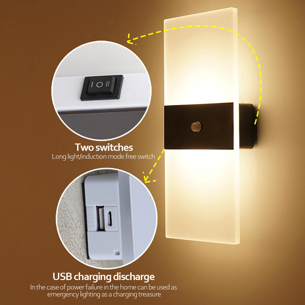 USB Rechargeable Wall Lights